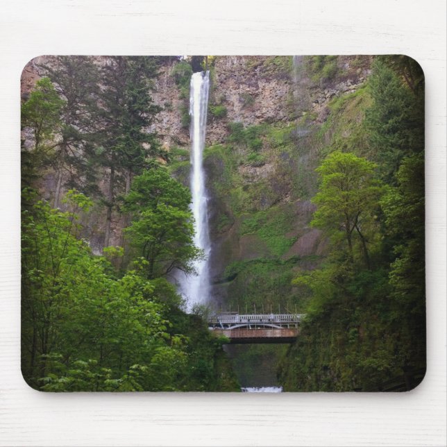 Multnomah Falls Bridge Repair, OR Mouse Pad (Front)