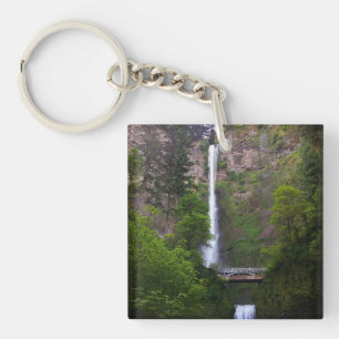 Multnomah Falls Bridge Repair, Oregon Key Ring