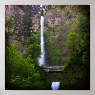 Multnomah Falls Bridge Repair Poster