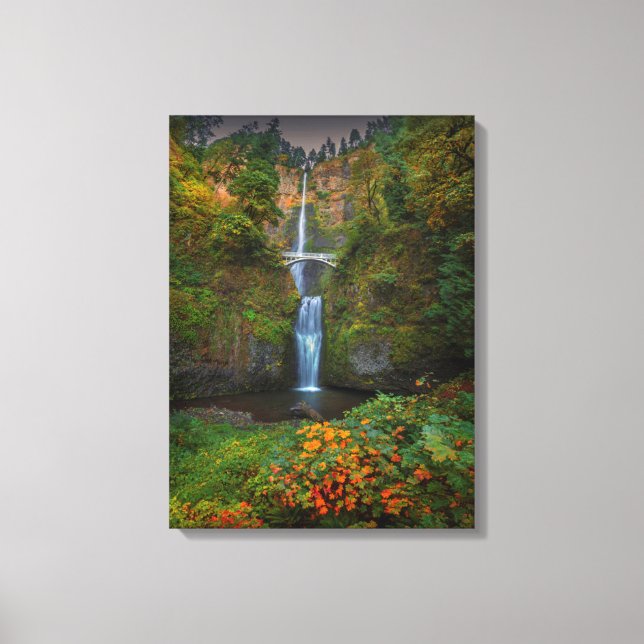 Multnomah Falls | Columbia River Gorge, Oregon Canvas Print (Front)