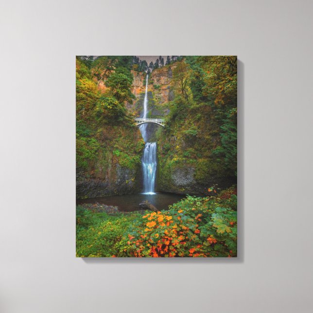 Multnomah Falls | Columbia River Gorge, Oregon Canvas Print (Front)