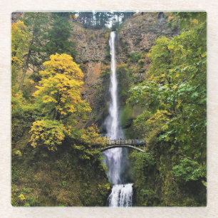Multnomah Falls, Columbia River Gorge, Oregon Glass Coaster