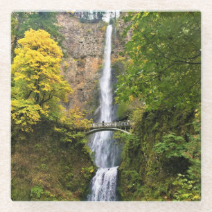 Multnomah Falls, Columbia River Gorge, Oregon Glass Coaster