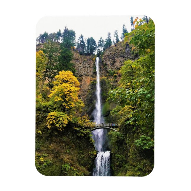 Multnomah Falls, Columbia River Gorge, Oregon Magnet (Vertical)