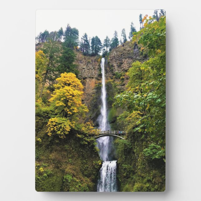 Multnomah Falls, Columbia River Gorge, Oregon Plaque (Front)