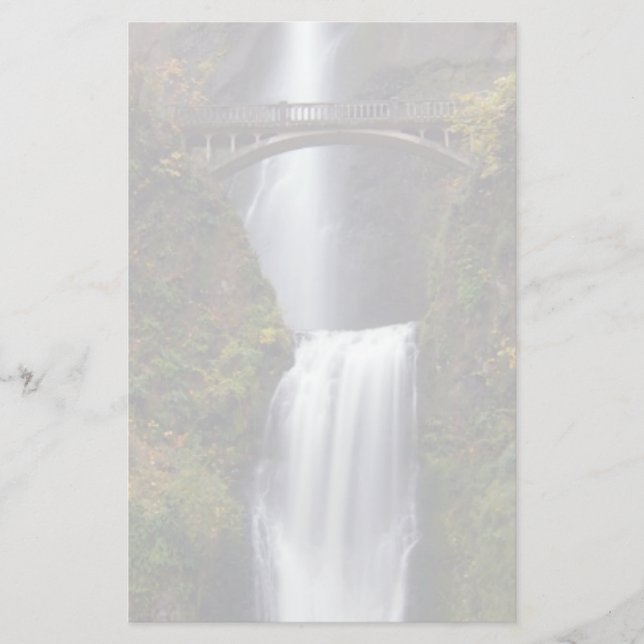 Multnomah Falls in late Autumn Stationery (Front)