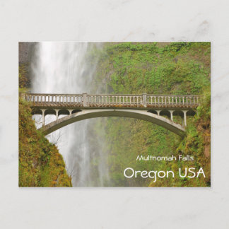 Multnomah Falls in Oregon Postcard