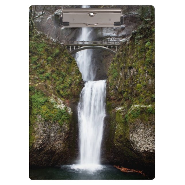 Multnomah Falls in the Columbia Gorge Clipboard (Front)
