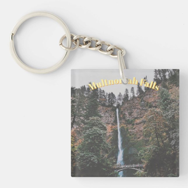 Multnomah Falls Key Ring (Front)