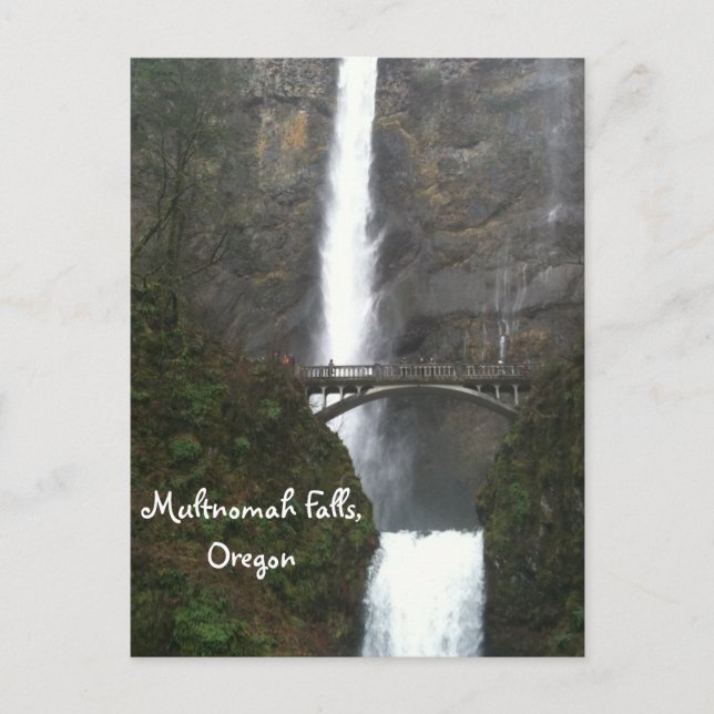 Multnomah Falls, Oregon Postcard (Front)