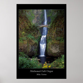 Multnomah Falls Oregon Poster