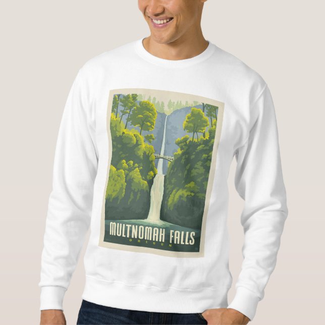 Multnomah Falls | Oregon Sweatshirt (Front)