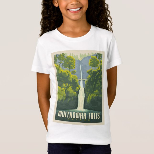 Multnomah Falls | Oregon T-Shirt (Front)