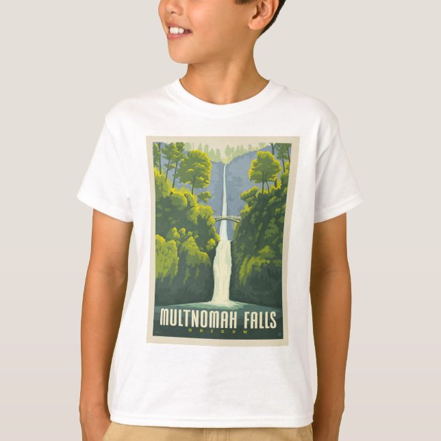 Multnomah Falls | Oregon T-Shirt (Front)