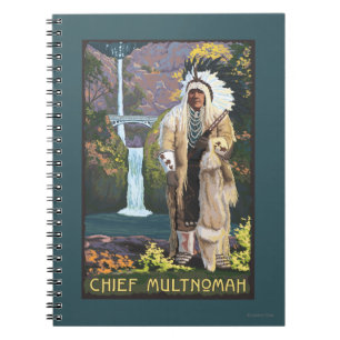 Multnomah Falls, OregonChief Multnomah Spiral Notebook