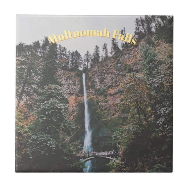 Multnomah Falls Tile (Front)