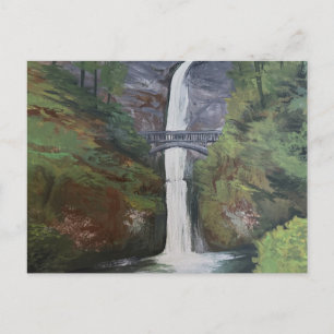 Multnomah Falls View Postcard