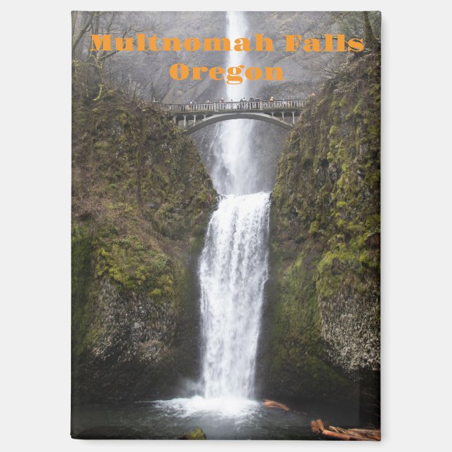 Multnomah Falls Waterfall Oregon Magnet (Front)