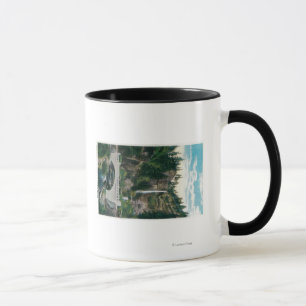 Multnomah Falls with Benson and Highway Bridges Mug