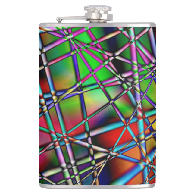 Multycolor Abstract Flask (Front)