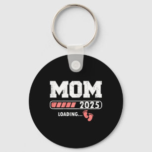 Mum 2025 Loading For Girl Baby Mama Mummy Mum Moth Key Ring