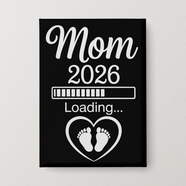 Mum 2026 Loading Dad Pregnancy Announcement Baby (Front)