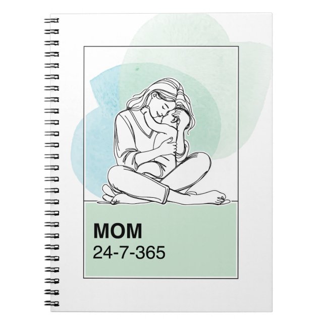 Mum 24/7/365 notebook (Front)