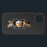 Mum 3 photo modern mothers day birthday gift iPhone 13 case<br><div class="desc">Mum 3 photo modern typography gift. Ideal for contemporary elegant mothers day,  birthdays or Christmas gifts. Modern black and white design,  colour can be customised to suit your decor and style.</div>