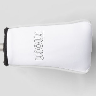 Mum Alphabet Tracing Mother's Day Gift Golf Head Cover