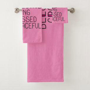 Mum Anagram Amazing Loving Protective Mother Bath Towel Set