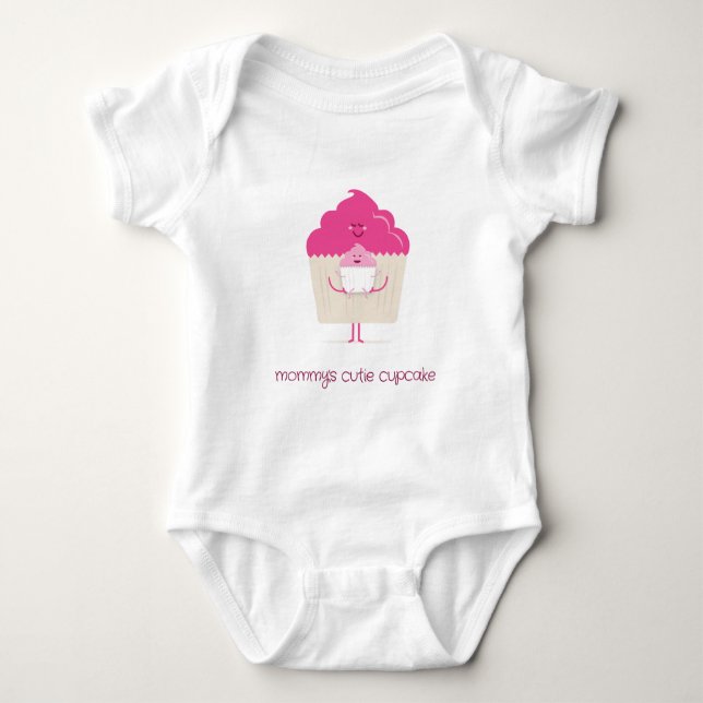 Mum and Baby Cupcake Bodysuit (Front)