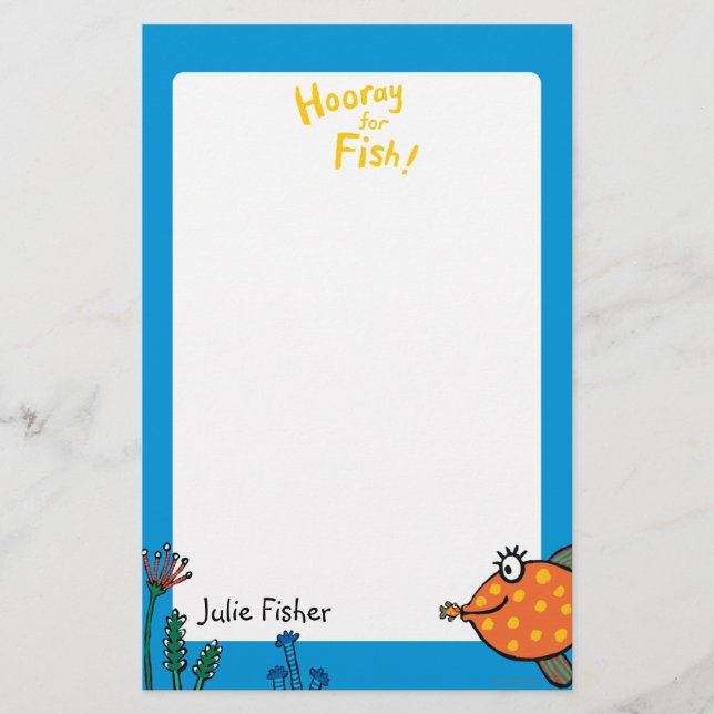 Mum and Baby Fish Kisses Stationery (Front)