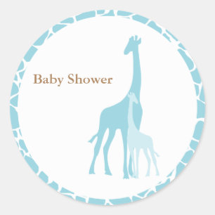 Mum and Baby Giraffe Stickers