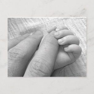 Mum and Baby Hands Postcard