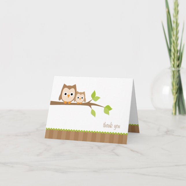 Mum and Baby Owl Note Cards (Front)