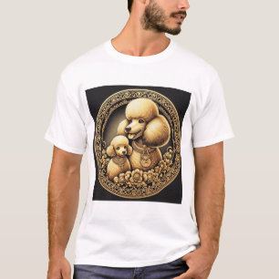 Mum and Baby Poodle 025000X T-Shirt