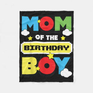 Mum And Dad Birthday Boy Party Decor Family Matchi Fleece Blanket