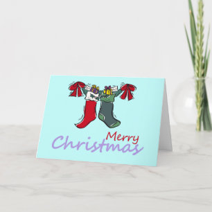 Mum and Dad Merry Christmas Holiday Card