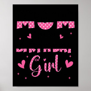 Mum And Dad Of The Birthday Girl Family Matching P Poster