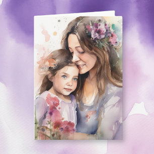 Mum and Daughter Mother's Day Card