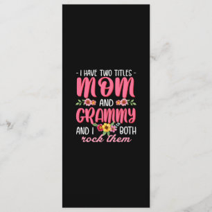 Mum And Grammy Birthday Menu