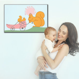 Mum and Kid Happy Day Canvas Print