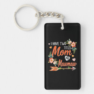 Mum And Mawmaw Birthday Key Ring