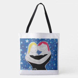 Mum and Me All Over Print Large Tote Bag