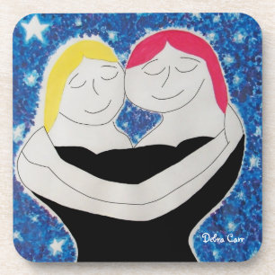 Mum and Me-cork coaster