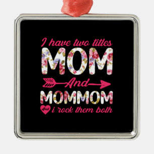 Mum And Mummy I Rock Them Metal Tree Decoration