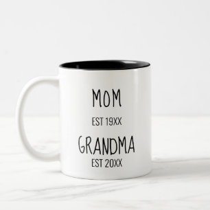 Mum and New Grandma EST 2020 Mug