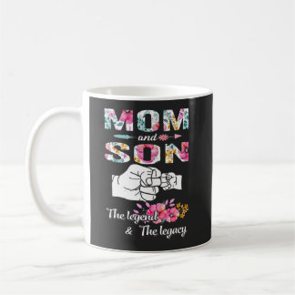 Mum and Son the Legend and the Legacy mothers Day  Coffee Mug