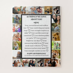 Mum appreciation   Mothers Day 22 Photo Collage Jigsaw Puzzle
