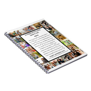 Mum appreciation   Mothers Day 22 Photo Collage Notebook